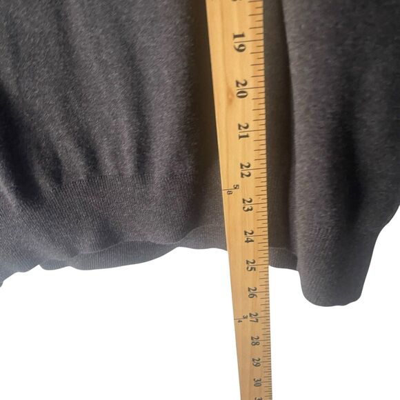 Polo Ralph Lauren Men's Size XL Gray Old Money Pima Cotton 1/4 Zip Sweater Vest - Picture 7 of 7